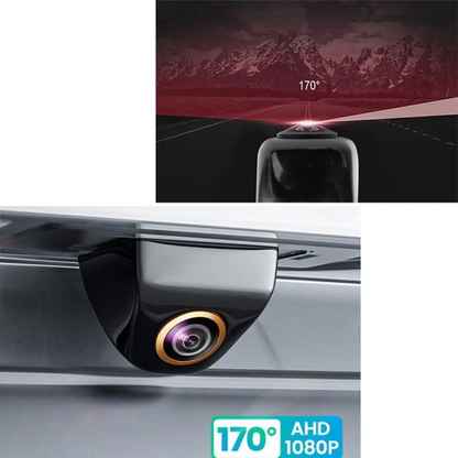 GcPaSr Caméra de recul AHD 1920x1080P – Vision nocturne Full HD avec objectif fisheye 170°