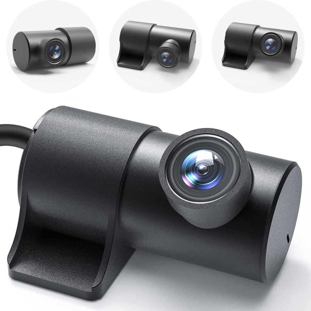 QOZ Caméra arrière 1080P AHD – Caméra d’image inverse 4 broches 2.5mm Jack compatible Carplay
