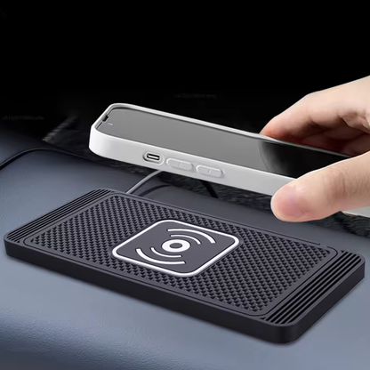 Chargeur sans fil 120W avec support en coussin silicone – Compatible iPhone, Xiaomi, Samsung, Huawei