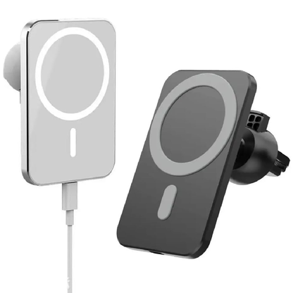 Chargeur de voiture magnétique sans fil 100W – Support de téléphone à fixation grille d’aération, compatible iPhone 16 à 12 Pro Max