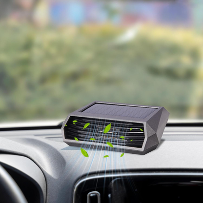 Purificateur d’air solaire multifonction pour voiture – Ioniseur &amp; générateur d’ozone, support plaque d’immatriculation