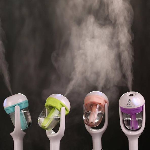 Mini humidificateur d’air 180 ml – Diffuseur USB d’arômes &amp; huiles essentielles, modèle compact pour voiture/maison